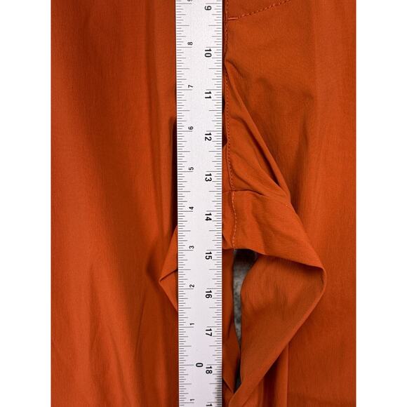 New Urban Outfitters Pants Large Mens Standard Cloth Orange Nylon Tapered Leg - Picture 4 of 7
